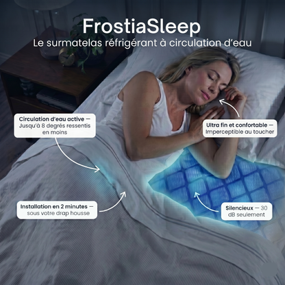 FrostiaSleep - Surmatelas Réfrigérant