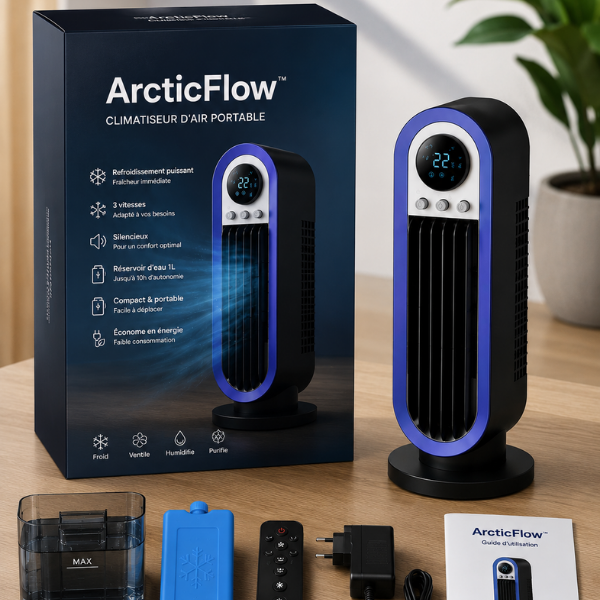 ArcticFlow™ — Refroidisseur d'air portable