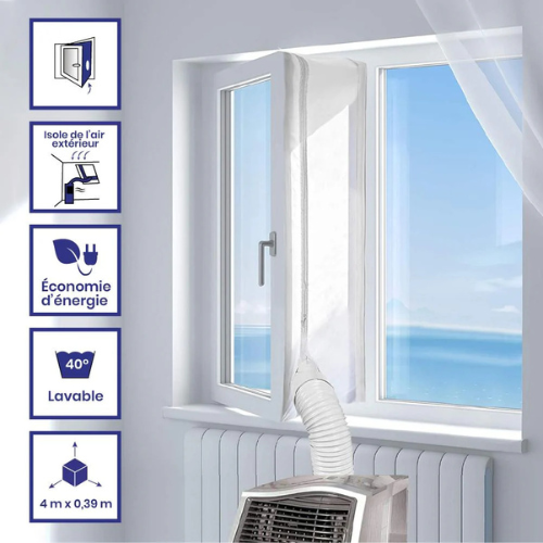 Calfeutrage de fenêtre  – Kit étanche pour climatiseur mobile