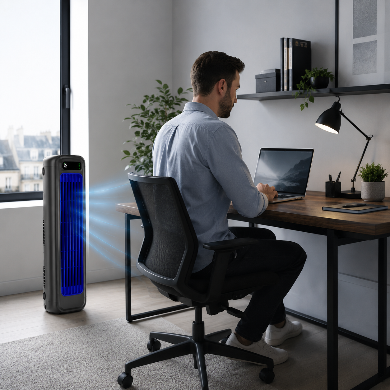 Fraîsia - Ventilateur Colonne Chaud & Froid