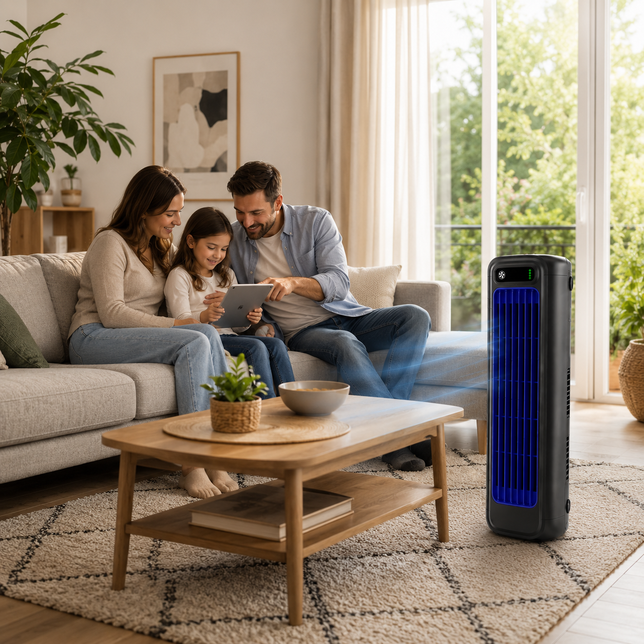 Fraîsia - Ventilateur Colonne Chaud & Froid